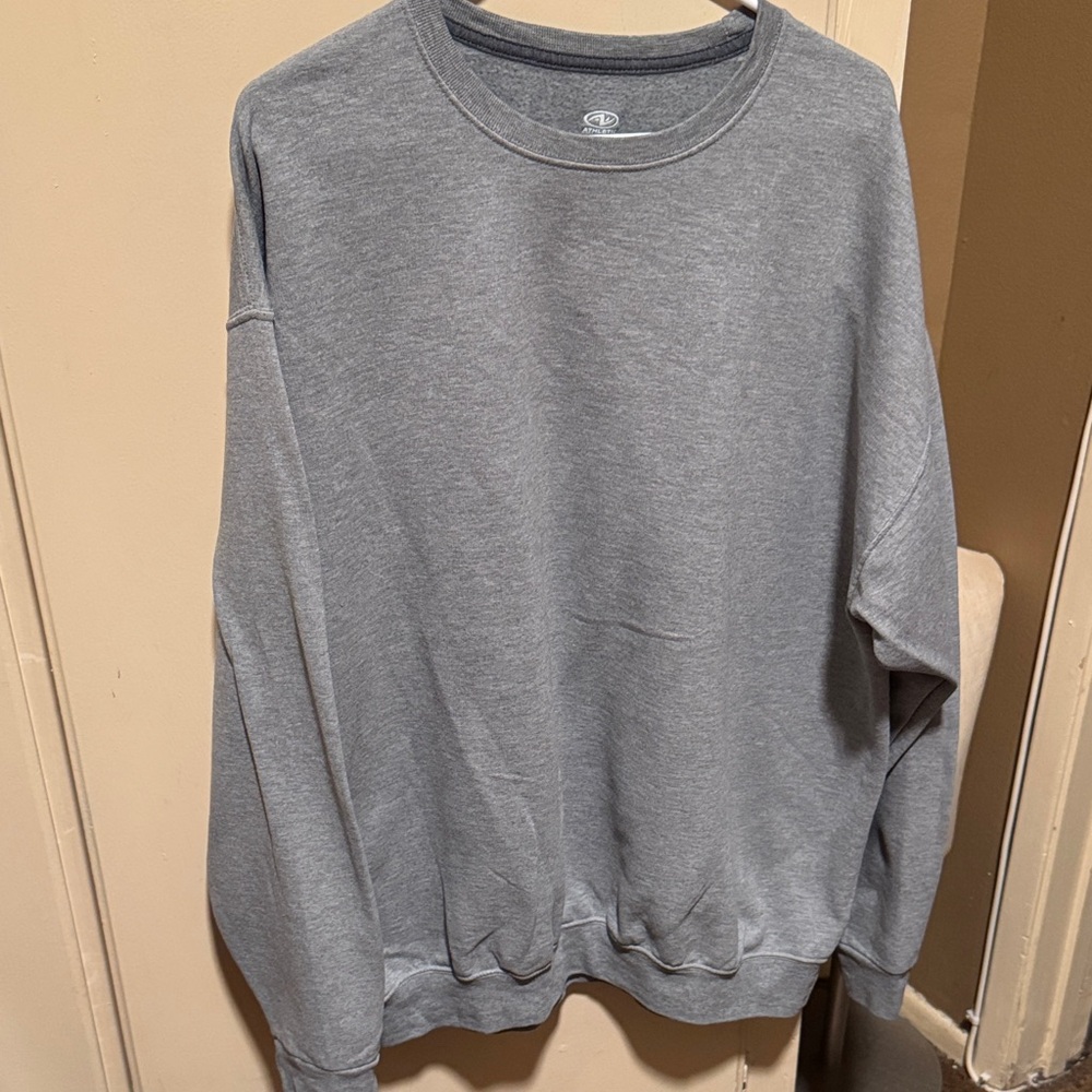 Athletic Works Gray Crewneck Men's Sweater size 2XL